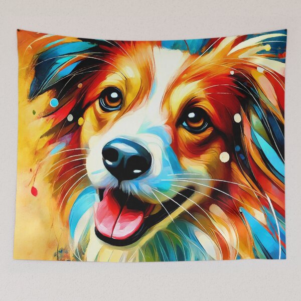 Item preview, Vibrant Kooikerhondje Art designed and sold by ChrisButler.