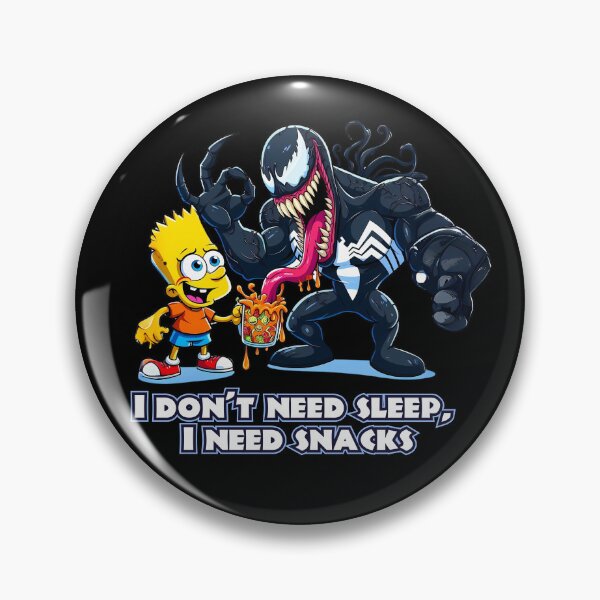 Item preview, Humorous Symbiotic Character with Snack Message designed and sold by KakangMudi.