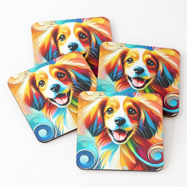 Item preview, Joyful Kooikerhondje Portrait designed and sold by ChrisButler.