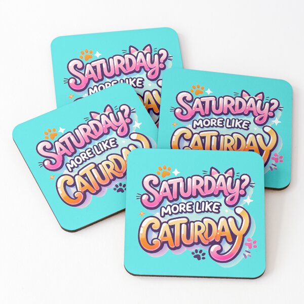 Item preview, happy Saturday More Like Caturday   designed and sold by bukajart.