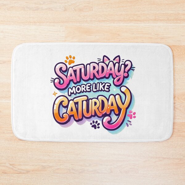 Artikelvorschau, schönen Samstag. Eher wie ein Caturday entworfen und verkauft von bukajart.