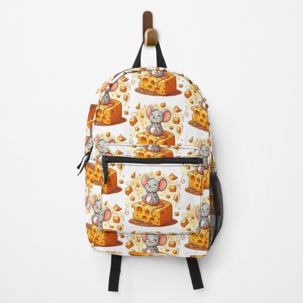 Item preview, A mouse sits on a piece of cheese designed and sold by DesignFreaks7.