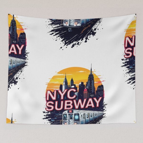 Item preview, New York Subway NYC Subway Train - 80s Edition designed and sold by MayaDelaye.
