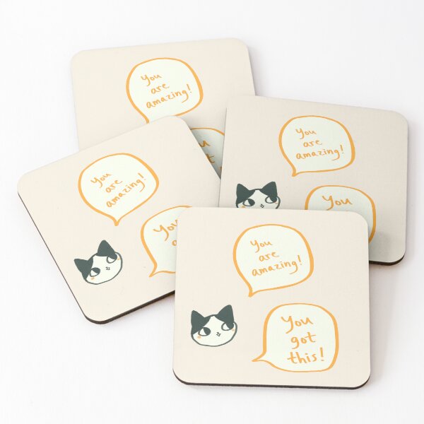 Item preview, Words of Positive Affirmation Cat  designed and sold by kayla-kn.