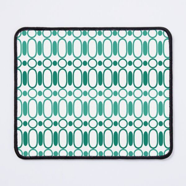 Item preview, Circle pattern with stretched patterns in between on white background (green) designed and sold by Tokofereal.