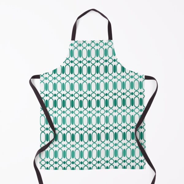 Item preview, Circle pattern with stretched patterns in between on white background (green) designed and sold by Tokofereal.