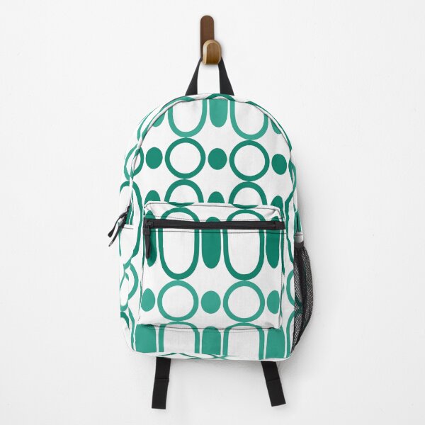 Item preview, Circle pattern with stretched patterns in between on white background (green) designed and sold by Tokofereal.