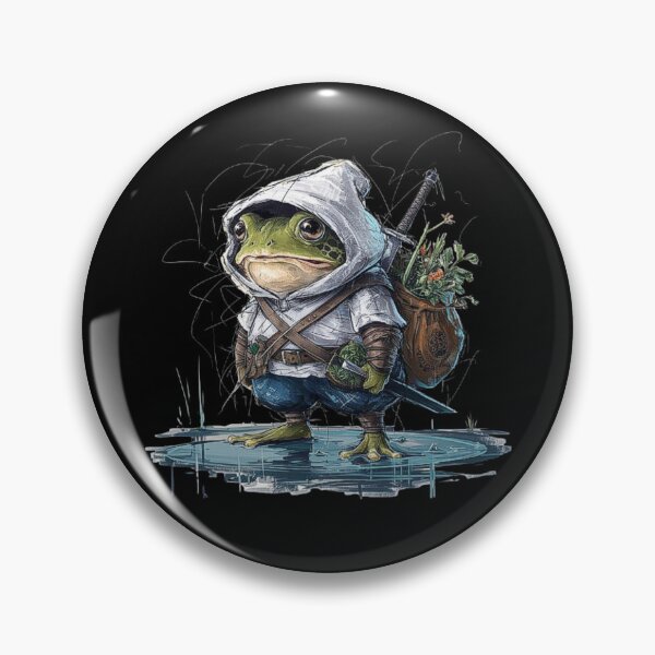 Item preview, Frog Warrior in a Medieval Fantasy Setting - Adventure Art designed and sold by love3617.