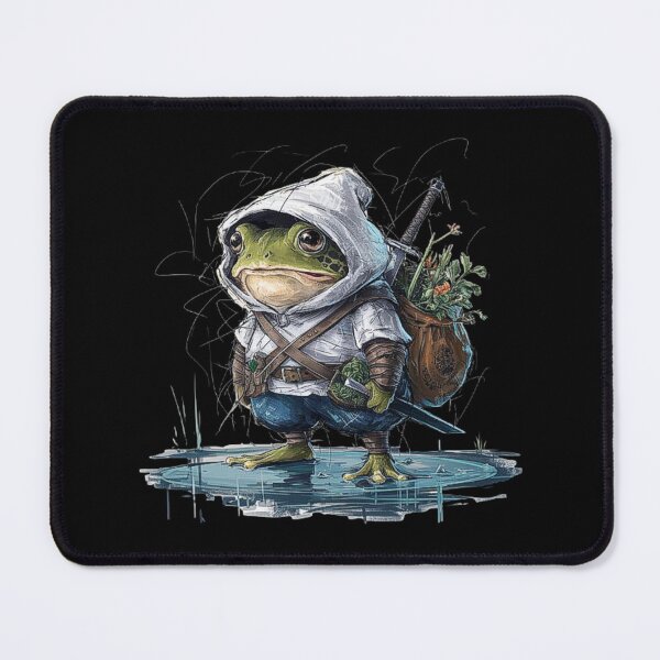 Item preview, Frog Warrior in a Medieval Fantasy Setting - Adventure Art designed and sold by love3617.