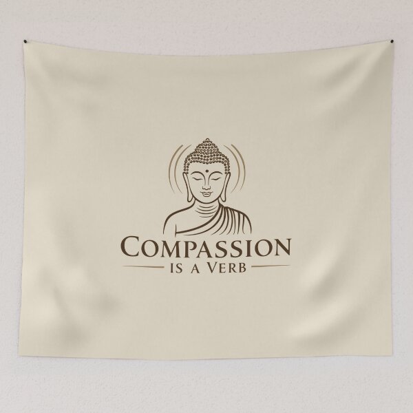 Item preview, Compassion is a verb designed and sold by 2gather1ness.