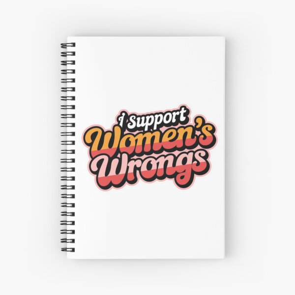 Item preview, I Support Women's Wrongs" Sticker – Bold Feminist Humor designed and sold by sabily.