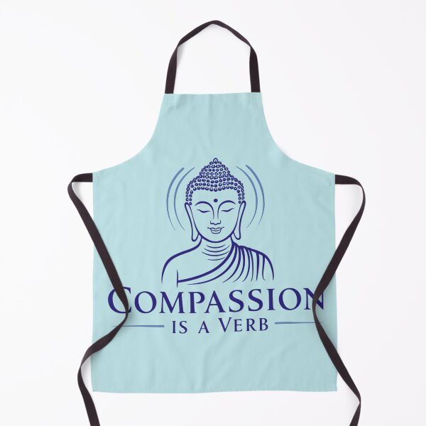 Item preview, Compassion is a verb - blue designed and sold by 2gather1ness.
