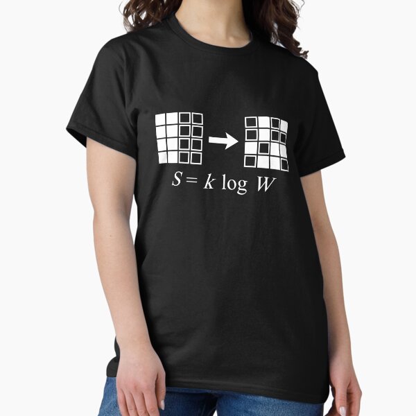 Physik Formel Boltzmann Thermodynamik Classic T-Shirt