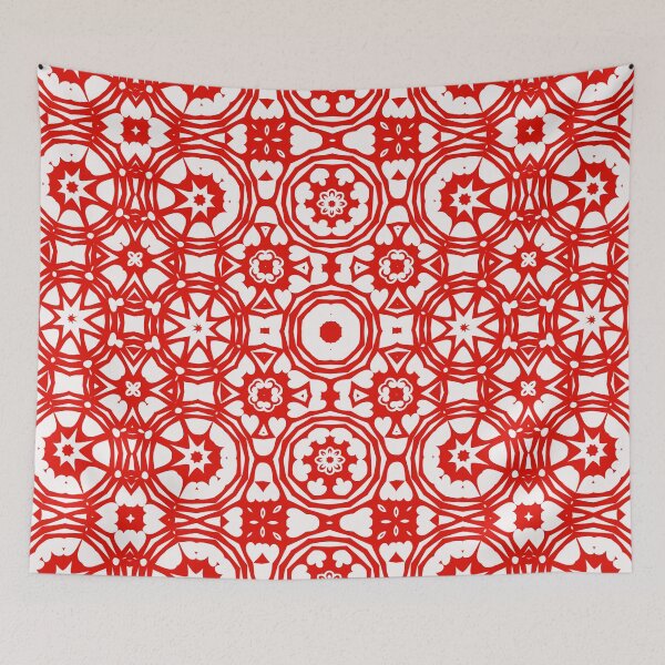 Item preview, Crimson Symphony of Nature Patterns Inspired by Flowers 5 designed and sold by AneissPiaf.