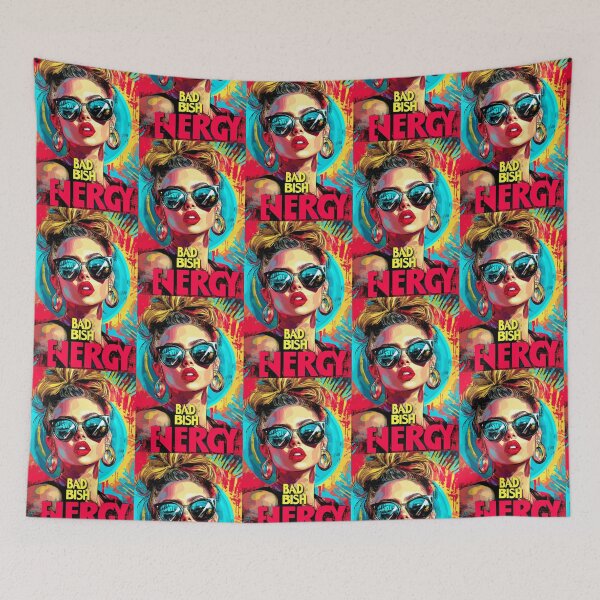 Item preview, Bad Bish Energy Retro Pop Art Design designed and sold by Artbyminga.