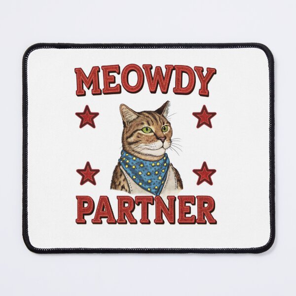 Item preview, meowdy partner T-Shirt | Cat Lover Hoodie | Funny Meme Sweatshirt, Cowboy Cat Shirt, Kitty Tee, Country Western Top, Cat Owner Clothing Gift designed and sold by Colorful-Garden.