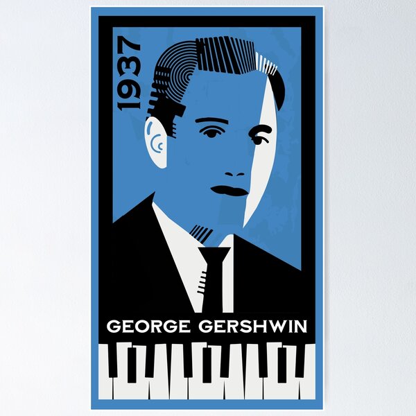 Item preview, George Gershwin American Composer designed and sold by happygiftideas.