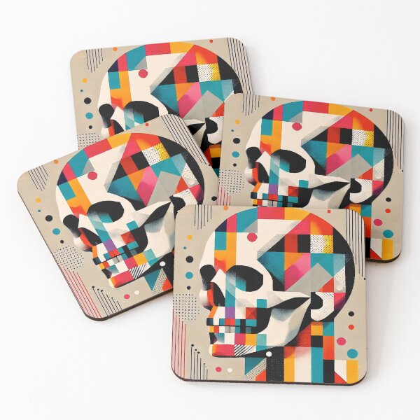Item preview, Skull Geometric  designed and sold by ViaARTfactory.