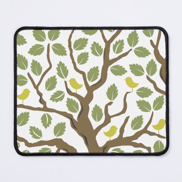Item preview, Green leaves and birds form a fresh and natural texture of a treetop. designed and sold by davidartcorner.