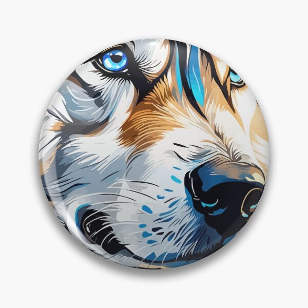 Item preview, Malamute Alaskan Sled Dog Pet Portrait Vector designed and sold by taiche.
