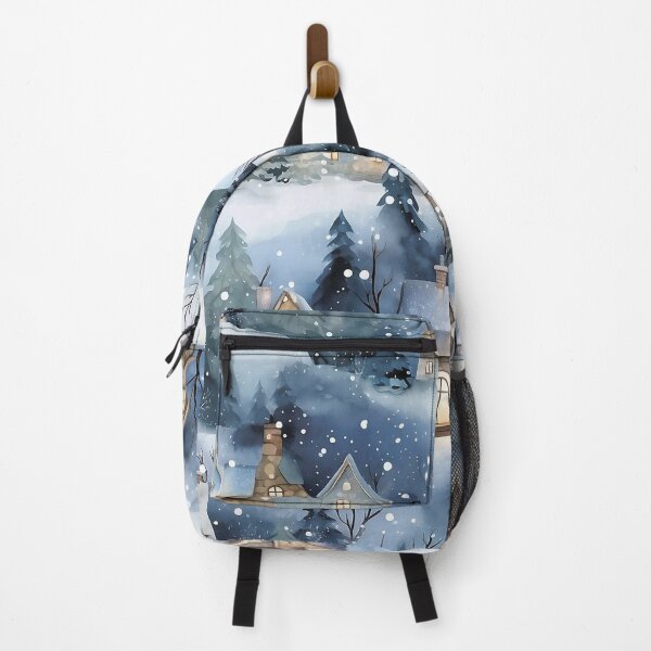 Item preview, Winter landscape. snowy city.Winter night. designed and sold by MagelliShop.