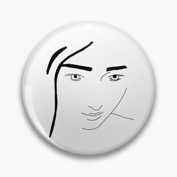 Item preview, Minimalist lineart - Portrait of Vanessa Keen designed and sold by VanessaKeen.