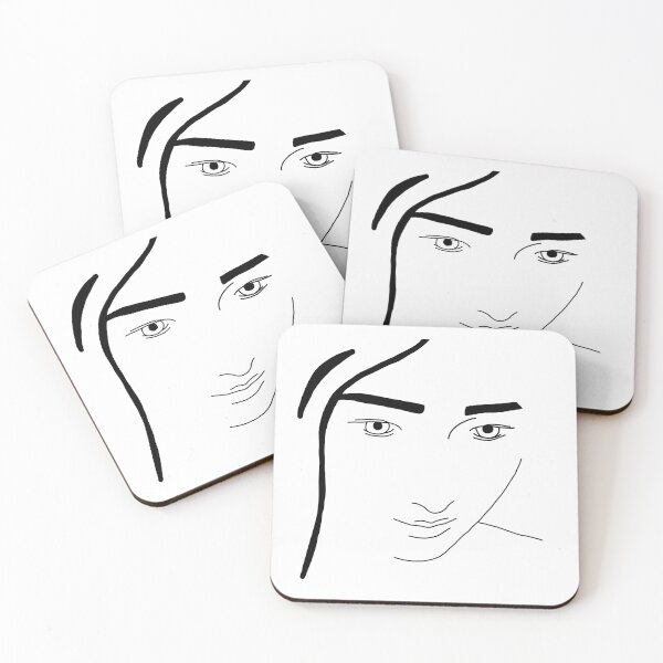 Item preview, Minimalist lineart - Portrait of Vanessa Keen designed and sold by VanessaKeen.