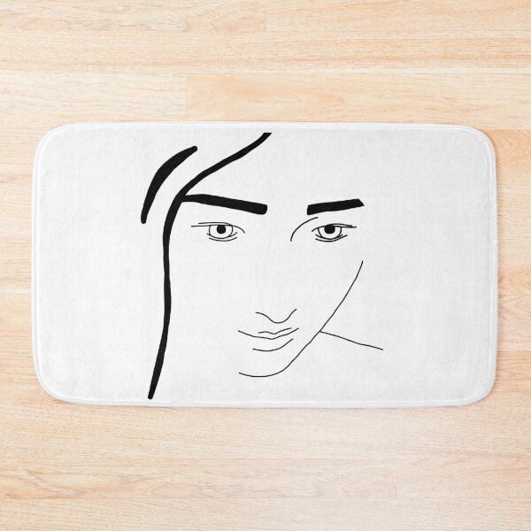 Item preview, Minimalist lineart - Portrait of Vanessa Keen designed and sold by VanessaKeen.