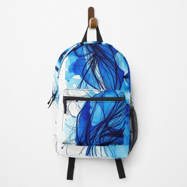 Item preview,  Ethereal and Mesmerizing: Ocean's Embrace | Girl with a blue face designed and sold by Mido-artister.