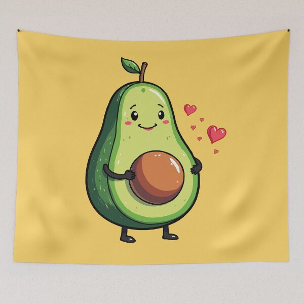 Item preview, Happy avocado designed and sold by 2gather1ness.