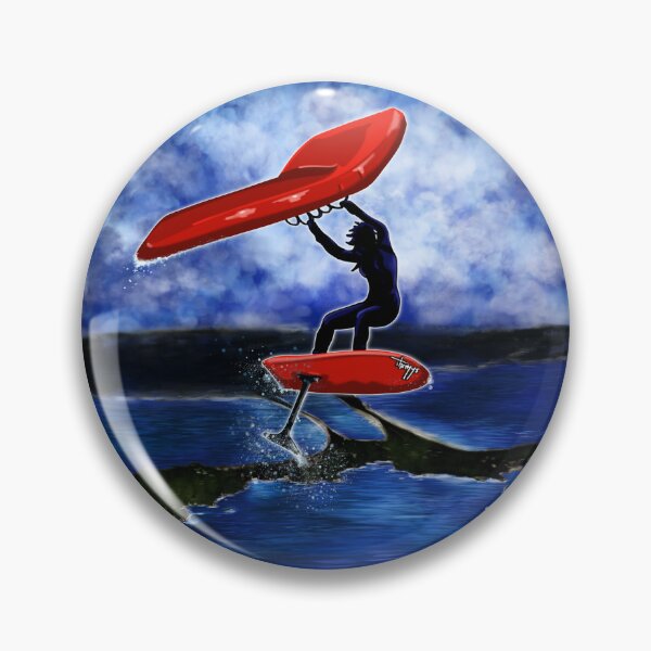 Item preview, Wing Foil in Giens - square version designed and sold by Themys24.