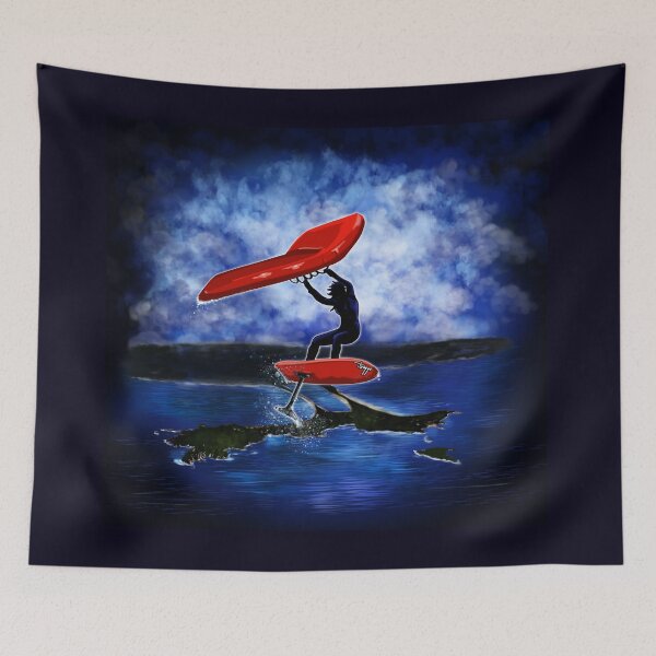 Item preview, Wing Foil in Giens - square version designed and sold by Themys24.