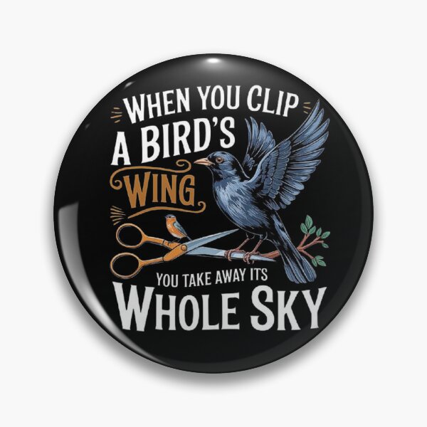 Item preview, The Symbol of Freedom: When You Clip a Bird’s Wing designed and sold by love3617.