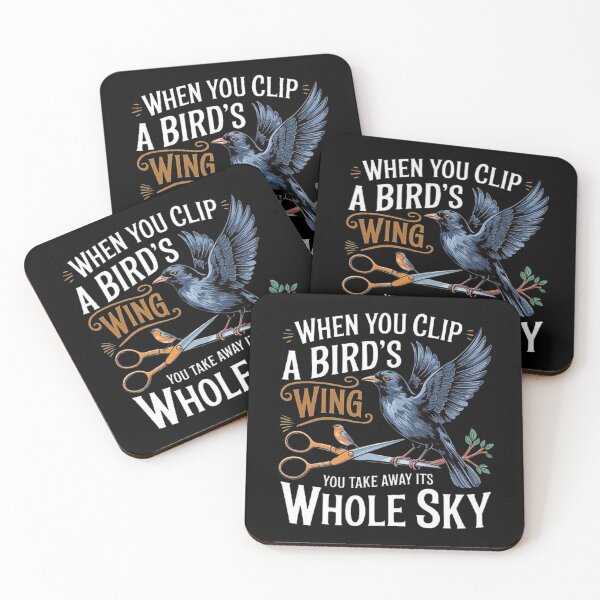 Item preview, The Symbol of Freedom: When You Clip a Bird’s Wing designed and sold by love3617.
