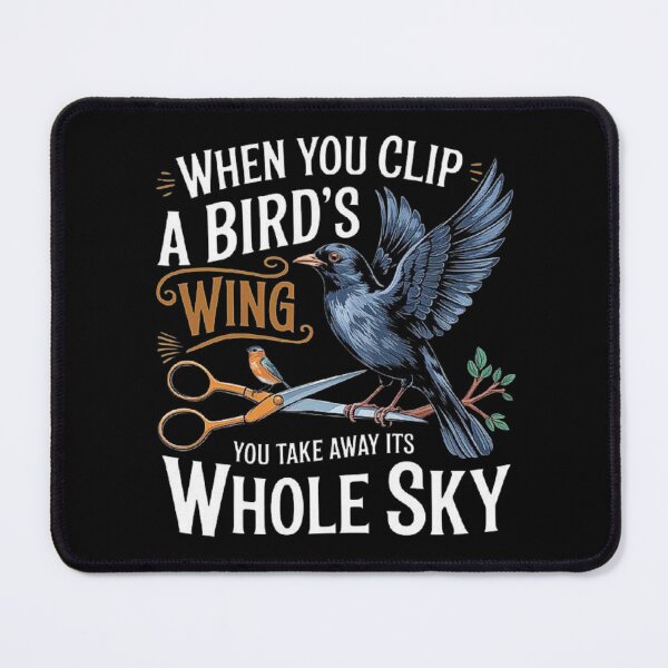 Item preview, The Symbol of Freedom: When You Clip a Bird’s Wing designed and sold by love3617.