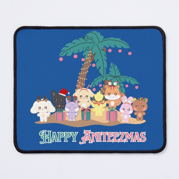 Item preview, Tropical Happy Aniteezmas Design – K-Pop Holiday Merchandise designed and sold by SparkDiamond.