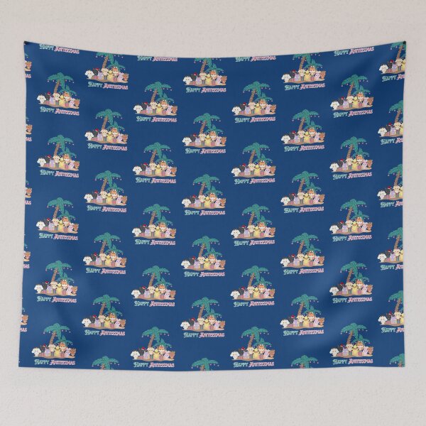 Item preview, Tropical Happy Aniteezmas Design – K-Pop Holiday Merchandise designed and sold by SparkDiamond.