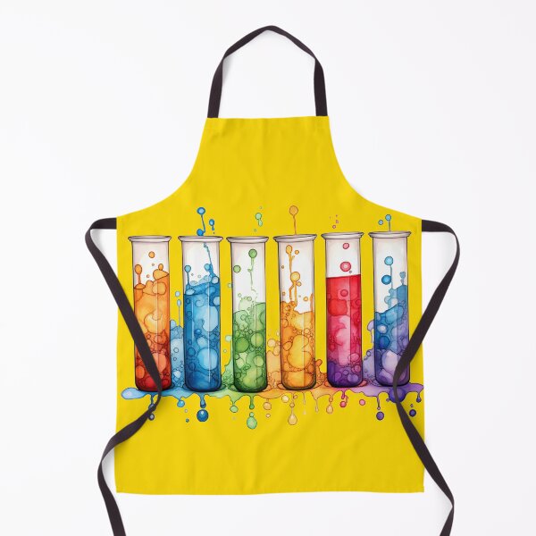 Item preview, Watercolor Science-Chemistry Test Tubes Flasks designed and sold by GrinGalore.