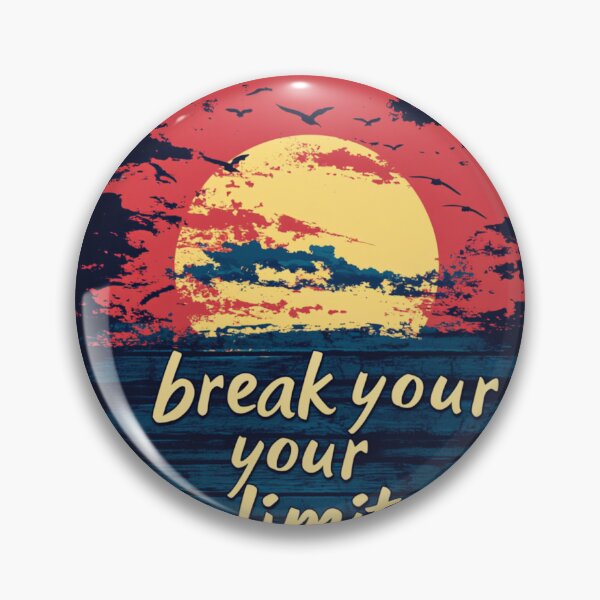 Item preview, Break Your Limit | Sticker designed and sold by NicolasGlowArt.
