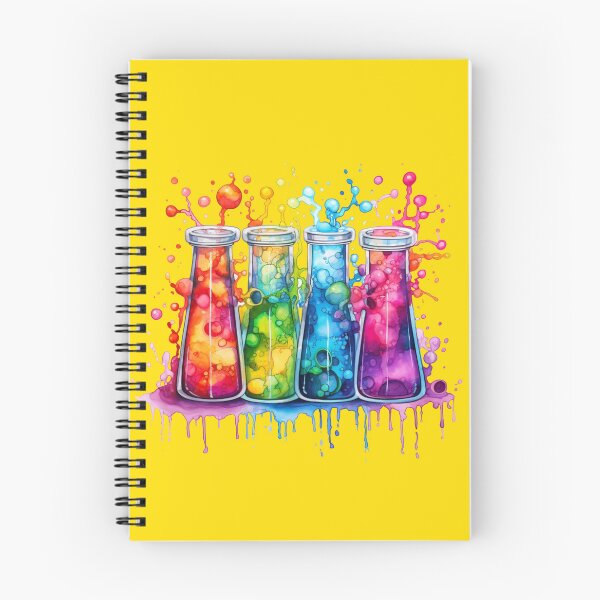 Item preview, Watercolor Science-Chemistry Test Tubes 4 Flacks designed and sold by GrinGalore.