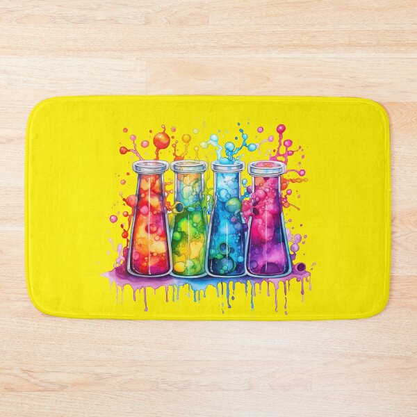 Item preview, Watercolor Science-Chemistry Test Tubes 4 Flacks designed and sold by GrinGalore.