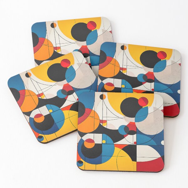 Item preview, Kandinsky Circles Composition designed and sold by maniacfitness.