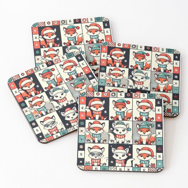 Item preview, Christmas Foxes designed and sold by Foxx-One.