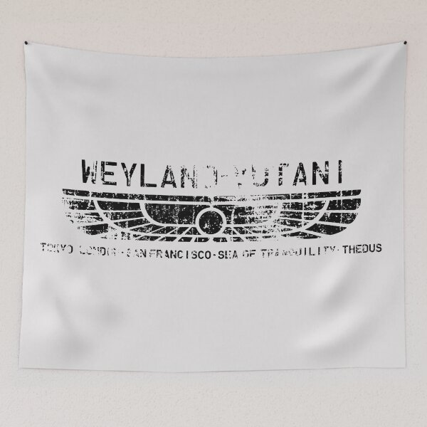 Item preview, Weyland Yutani distressed, black text designed and sold by obstinator.