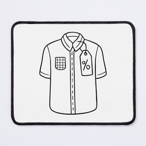 Item preview, Discount tag attached on a male shirt designed and sold by rasagamastore.
