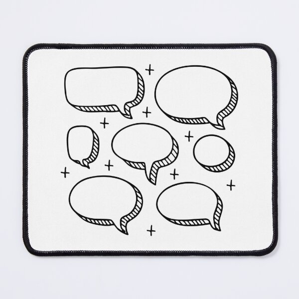 Item preview, Dialogue bubbles in a comic panel designed and sold by rasagamastore.