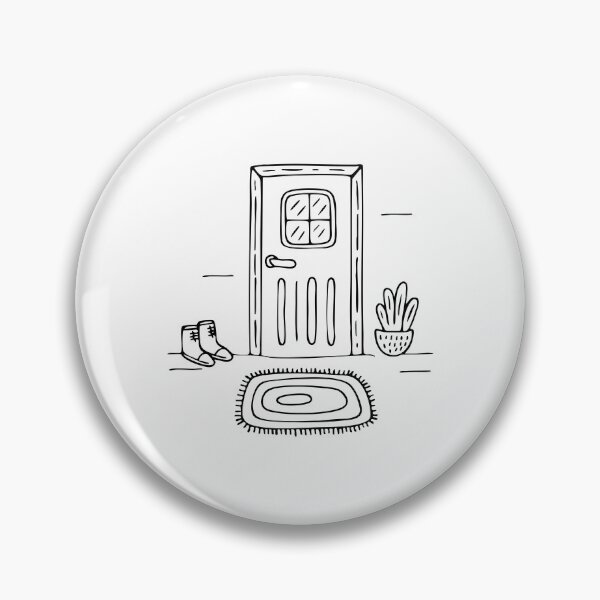 Item preview, Doormat lying in front of a wooden door with shoes designed and sold by rasagamastore.