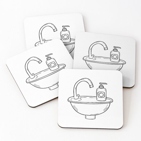 Item preview, Dispenser bottle with soap on a bathroom sink designed and sold by rasagamastore.