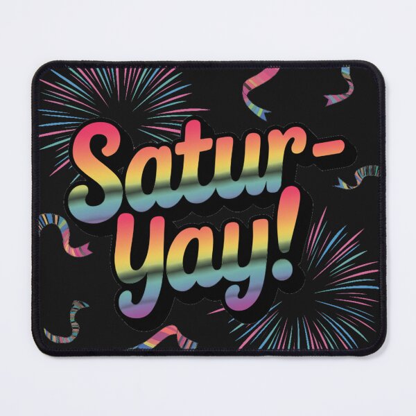 Item preview, satur-yay fireworks happy saturday designed and sold by bukajart.