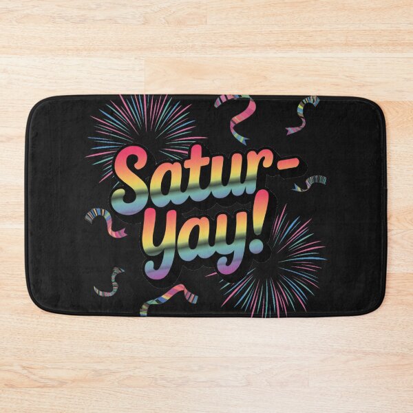 Item preview, satur-yay fireworks happy saturday designed and sold by bukajart.